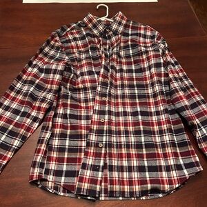 Ridge cut men’s flannel shirt